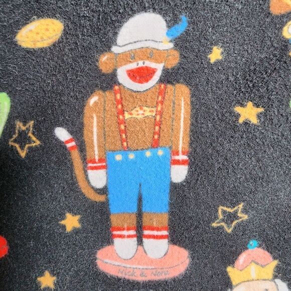 Nick & Nora Nutcracker Christmas Themed Long Sleeve Flannel Pajama Top Size L - Picture 7 of 8